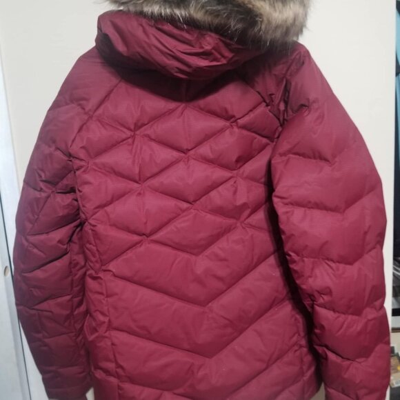 Columbia Winter Coat, Women's, Down, Ski, Snowboard, Omni-Heat, Burgundy, XL - Picture 2 of 8